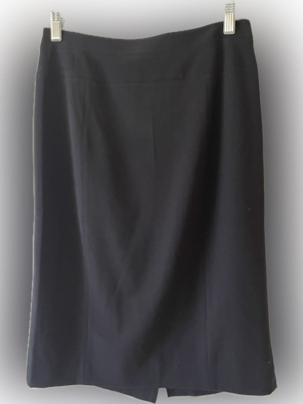 White House Black Market Black Pencil Skirt Fully Lined Size 4 Black